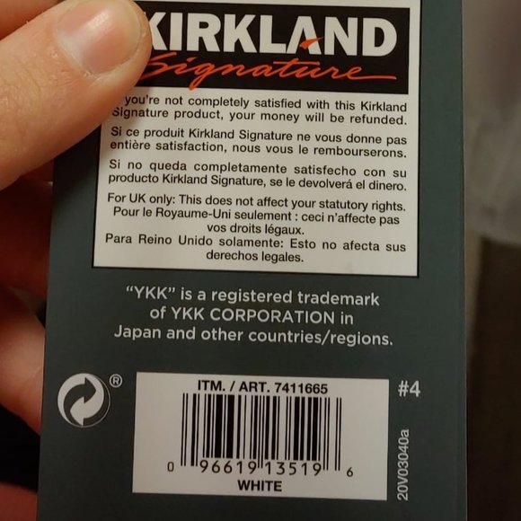 Kirkland Signature Ladies' Water-Repellent Wind Resistant Softshell Jacket White - Picture 9 of 10